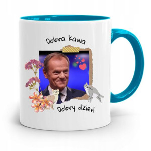 Kubek Błękitny Donald Tusk Po Platforma Prezent