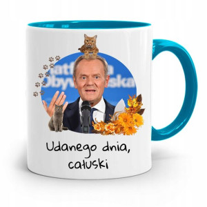 Kubek Błękitny Donald Tusk Po Platforma Prezent