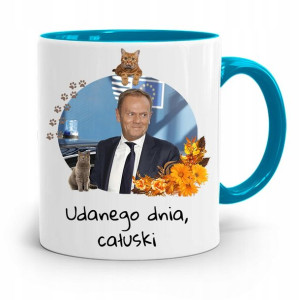 Kubek Błękitny Donald Tusk Po Platforma Prezent