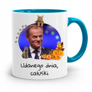 Kubek Błękitny Donald Tusk Po Platforma Prezent