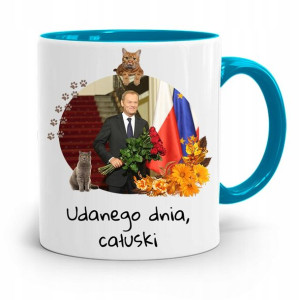 Kubek Błękitny Donald Tusk Po Platforma Prezent