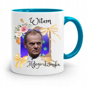 Kubek Błękitny Donald Tusk Po Platforma Prezent