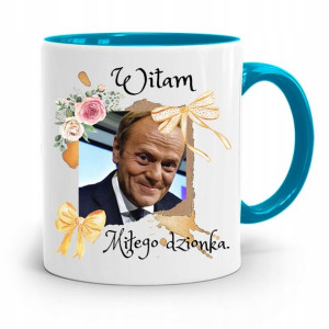 Kubek Błękitny Donald Tusk Po Platforma Prezent