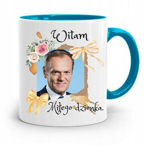 Kubek Błękitny Donald Tusk Po Platforma Prezent