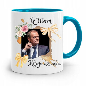 Kubek Błękitny Donald Tusk Po Platforma Prezent