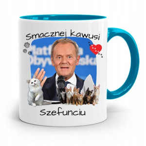 Kubek Błękitny Donald Tusk Po Platforma Prezent