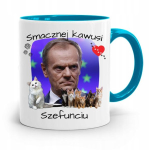 Kubek Błękitny Donald Tusk Po Platforma Prezent