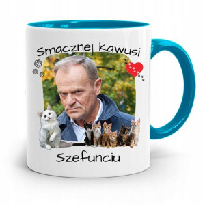 Kubek Błękitny Donald Tusk Po Platforma Prezent