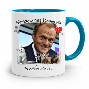 Kubek Błękitny Donald Tusk Po Platforma Prezent
