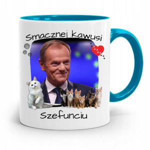Kubek Błękitny Donald Tusk Po Platforma Prezent