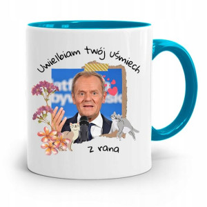 Kubek Błękitny Donald Tusk Po Platforma Prezent