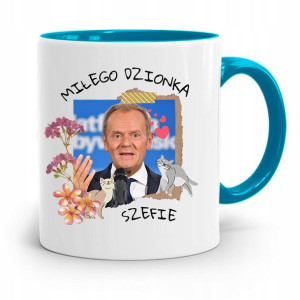 Kubek Błękitny Donald Tusk Po Platforma Prezent