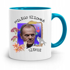 Kubek Błękitny Donald Tusk Po Platforma Prezent