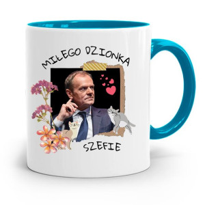 Kubek Błękitny Donald Tusk Po Platforma Prezent