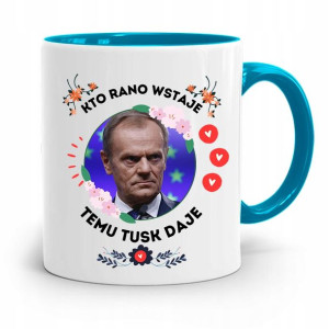 Kubek Błękitny Donald Tusk Po Platforma Prezent