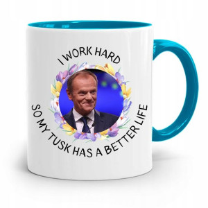Kubek Błękitny Donald Tusk Po Platforma Prezent