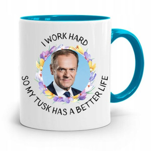 Kubek Błękitny Donald Tusk Po Platforma Prezent