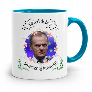 Kubek Błękitny Donald Tusk Po Platforma Prezent