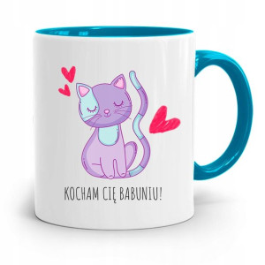 Kubek Błękitny Dzień Babci Kocham Cię Babuniu!