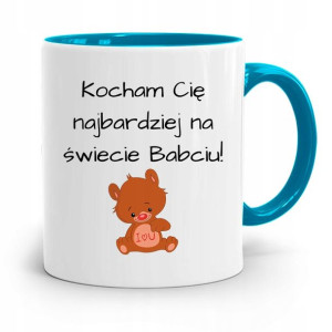 Kubek Błękitny Dzień Babci Kocham Cię Najbardziej