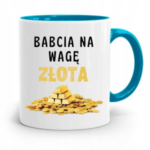 Kubek Błękitny Dzień Babci Na Wage Złota Prezent