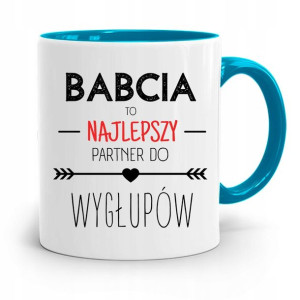 Kubek Błękitny Dzień Babci Najlepszej Do Wygłupów