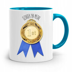 Kubek Błękitny Dzień Dziadka Dziadek Na Medal