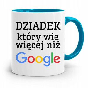 Kubek Błękitny Dzień Dziadka Który Wie Najwięcej