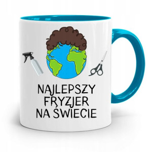 Kubek Błękitny Fryzjera Najlepszy Fryzjer Świata