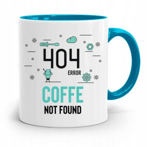 Kubek Błękitny Informatyka Coffe Not Found Error