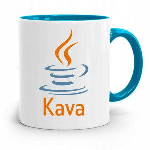 Kubek Błękitny Informatyka Programisty Kava