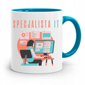 Kubek Błękitny Informatyka Specjalista It Prezent