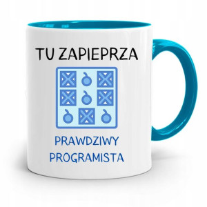 Kubek Błękitny Informatyka Zapieprza Programista