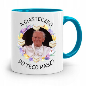 Kubek Błękitny Jan Paweł Ii Papież A Ciasteczko?