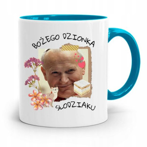 Kubek Błękitny Jan Paweł Ii Papież Bożego Dzionka