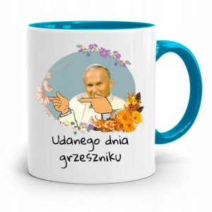 Kubek Błękitny Jan Paweł Ii Papież Grzeszniku