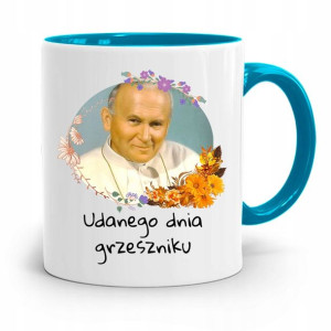 Kubek Błękitny Jan Paweł Ii Papież Grzeszniku
