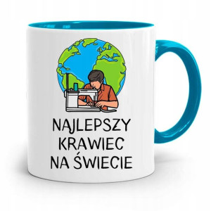 Kubek Błękitny Krawcowej Krawca Najlepszy Krawiec