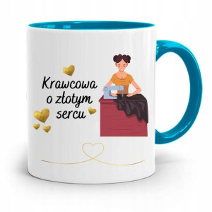 Kubek Błękitny Krawcowej Krawca O Złotym Sercu