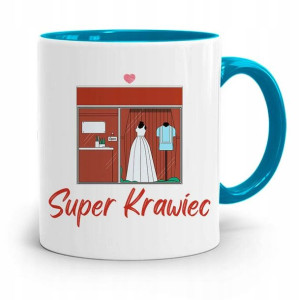 Kubek Błękitny Krawcowej Krawca Super Krawiec