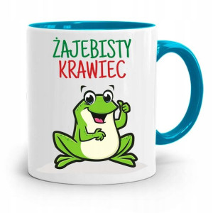 Kubek Błękitny Krawcowej Krawca Żajebisty Krawiec