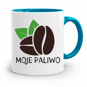 Kubek Błękitny Mechanika Kawa To Moje Paliwo