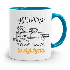 Kubek Błękitny Mechanika Mechanik To Styl Życia