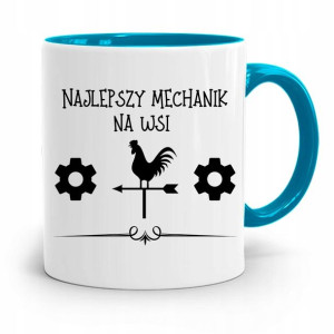 Kubek Błękitny Mechanika Najlepszy Mechanik We Wsi
