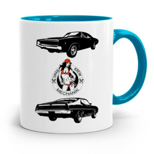 Kubek Błękitny Mechanika Smar Krew Mechanik