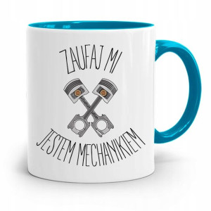 Kubek Błękitny Mechanika Zaufaj Jestem Mechanikiem