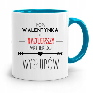 Kubek Błękitny Na Walentynki Partner Do Wygłupów
