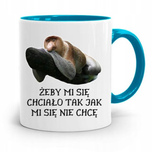 Kubek Błękitny Nosacz Janusz Żeby Mi Się Chciało