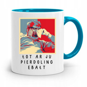 Kubek Błękitny Nosacz Janusz Łot Ar Ju Pie**oling