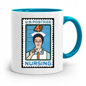Kubek Błękitny Pielęgniarki U.s.postage Nursing